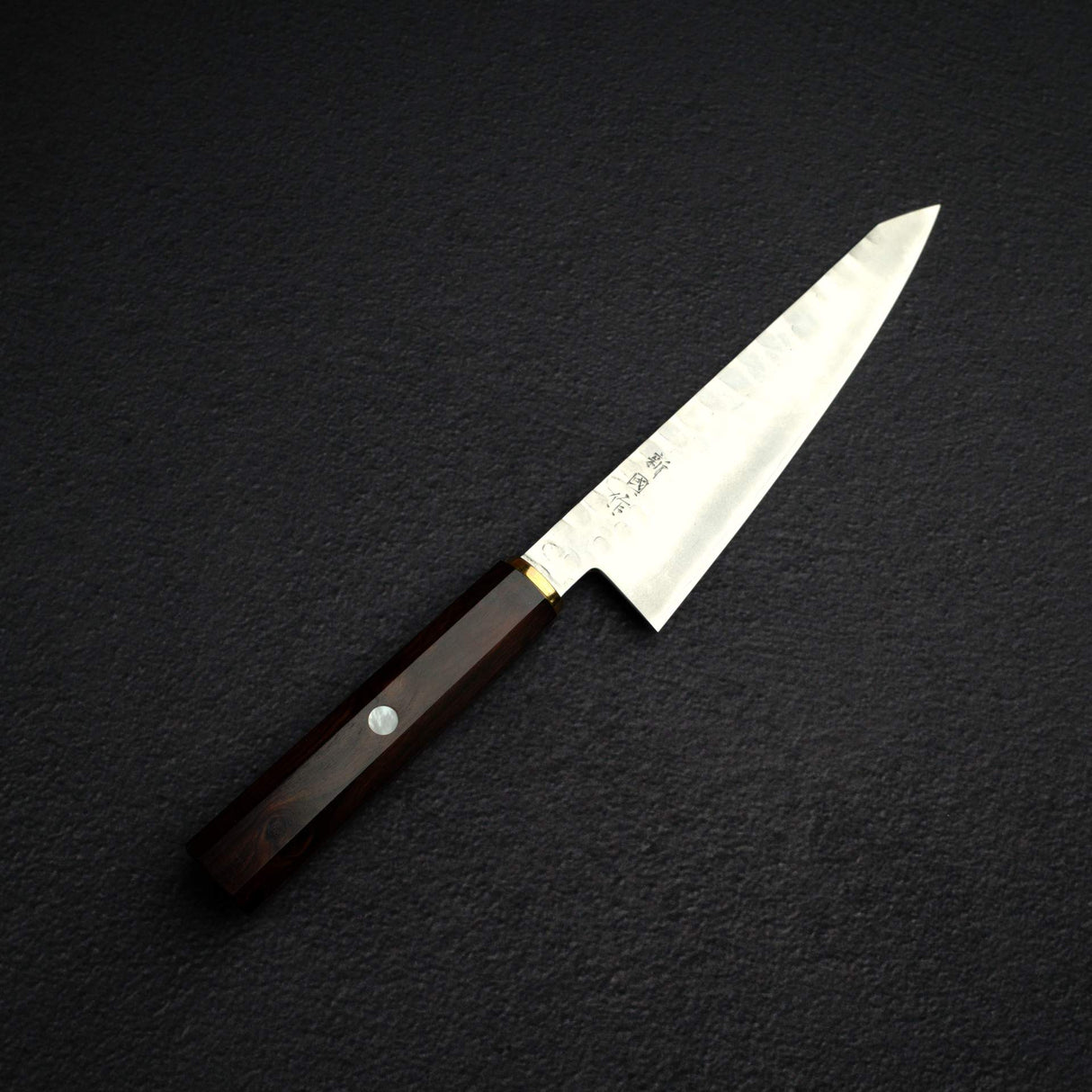 新國 銀三鋼 鎚目 骨透 175mm 帶護手