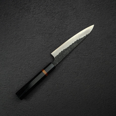 Nao Yamamoto 超級青鋼 黑打大馬士革 小刀 150mm 附刀鞘