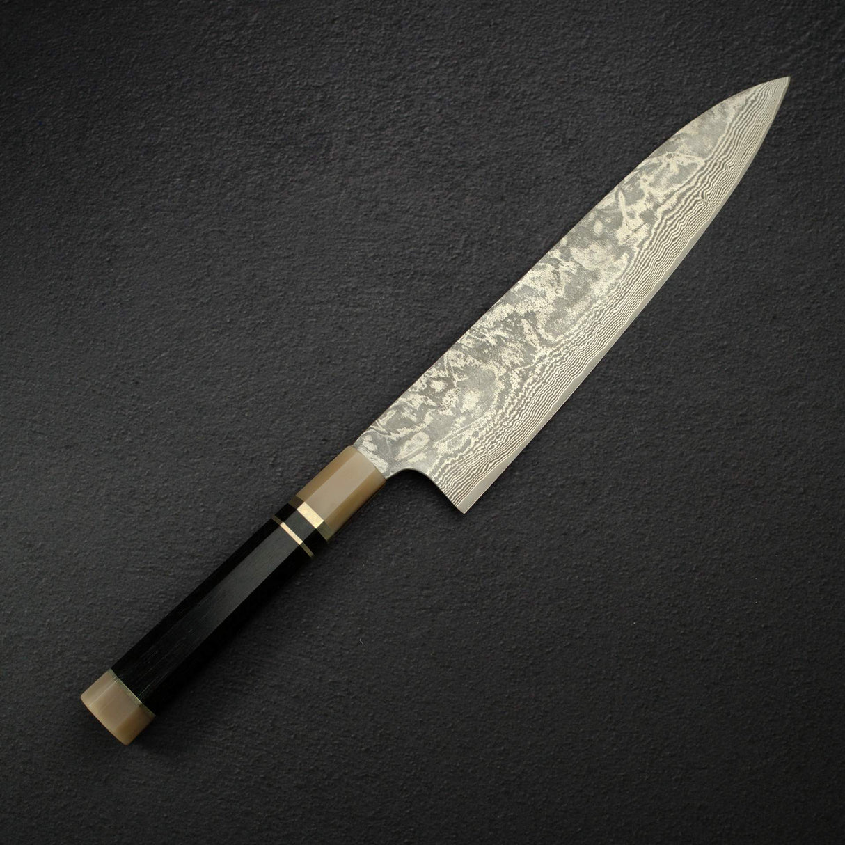 Shiro Kamo SG2/R2 Black Damascus Gyuto 270mm w/ Saya