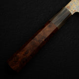 Hatsukokoro Hinotori V-Toku 2 Santoku 180mm Rainbow Damascus finish