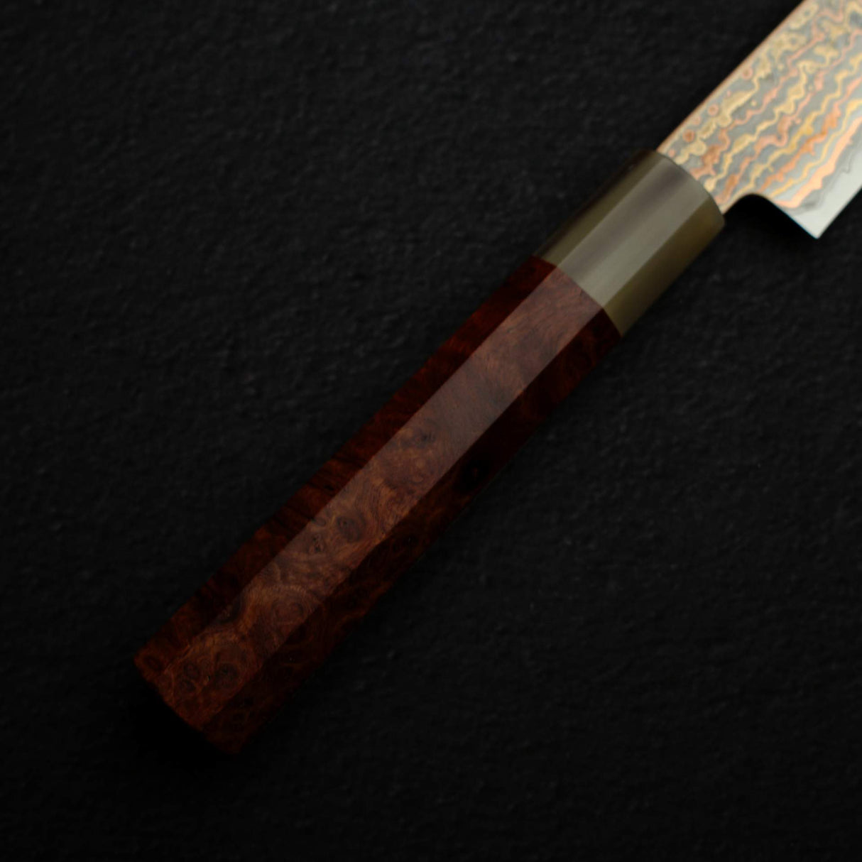 Hatsukokoro Hinotori V-Toku 2 Petty 150mm Rainbow Damascus Finish