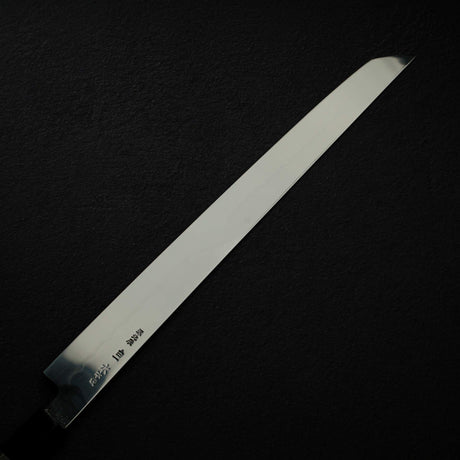 Exotic: Yoshikazu Ikeda White #1 Mizu-Honyaki Mt. Fuji Sakimaru Takohiki 390mm w/ Saya