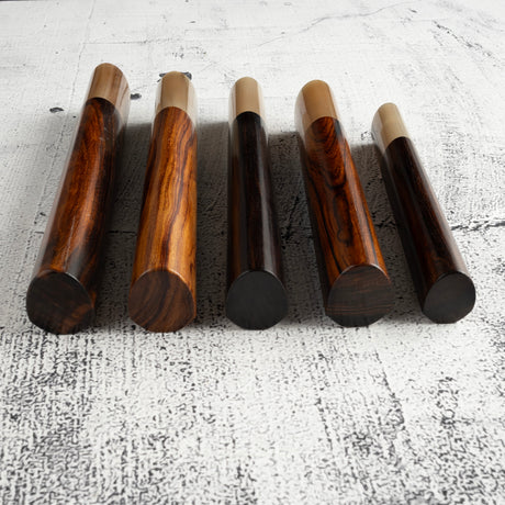 K&S Heart-shaped Ironwood Handle with Blonde/Marble Ferrule