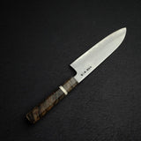 Hatsukokoro x Satoshi Nakagawa Blue 1 Damascus Santoku 170mm