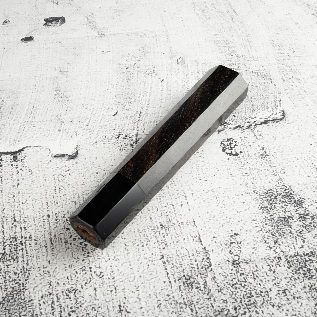 Knives and Stones 岩刃社 客製黑檀木八角柄黑水牛角和式刀柄