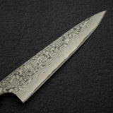 佐治武士 SG2鋼 / SG2粉末高速鋼 黑 大馬士革 小刀 / 蔬果刀 150mm