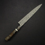 佐治武士 SG2 黑大馬士革 筋引 270mm 樺木瘤八角柄帶護手