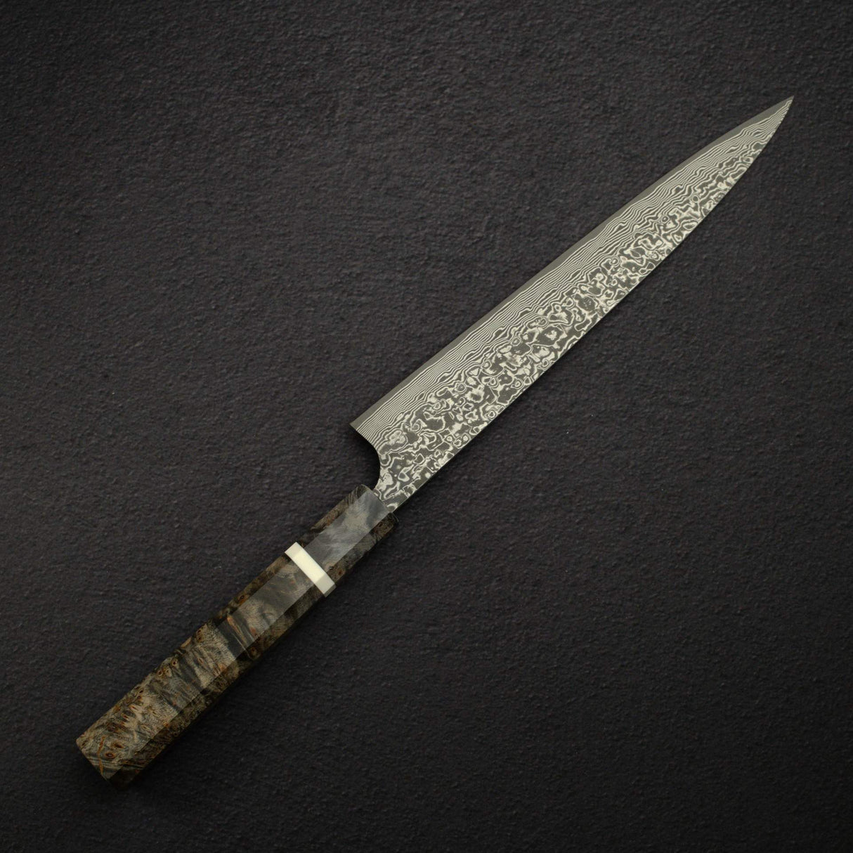 佐治武士 SG2 黑大馬士革 筋引 240mm 樺木柄