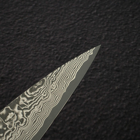 Takeshi Saji SG2 Black Damascus Sujihiki 240mm Rosewood Handle