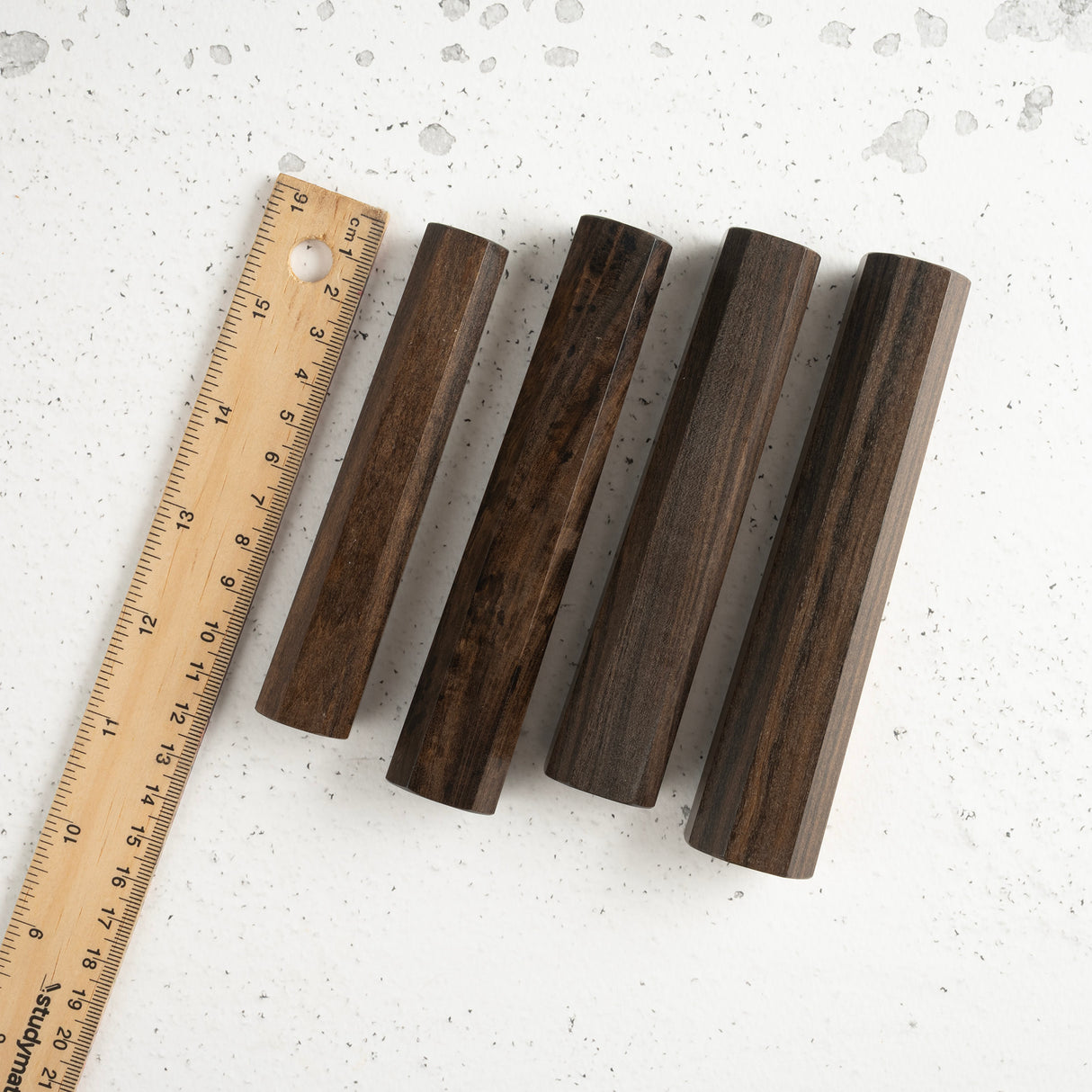 Ebony Octagonal Black Chacate WA Handle