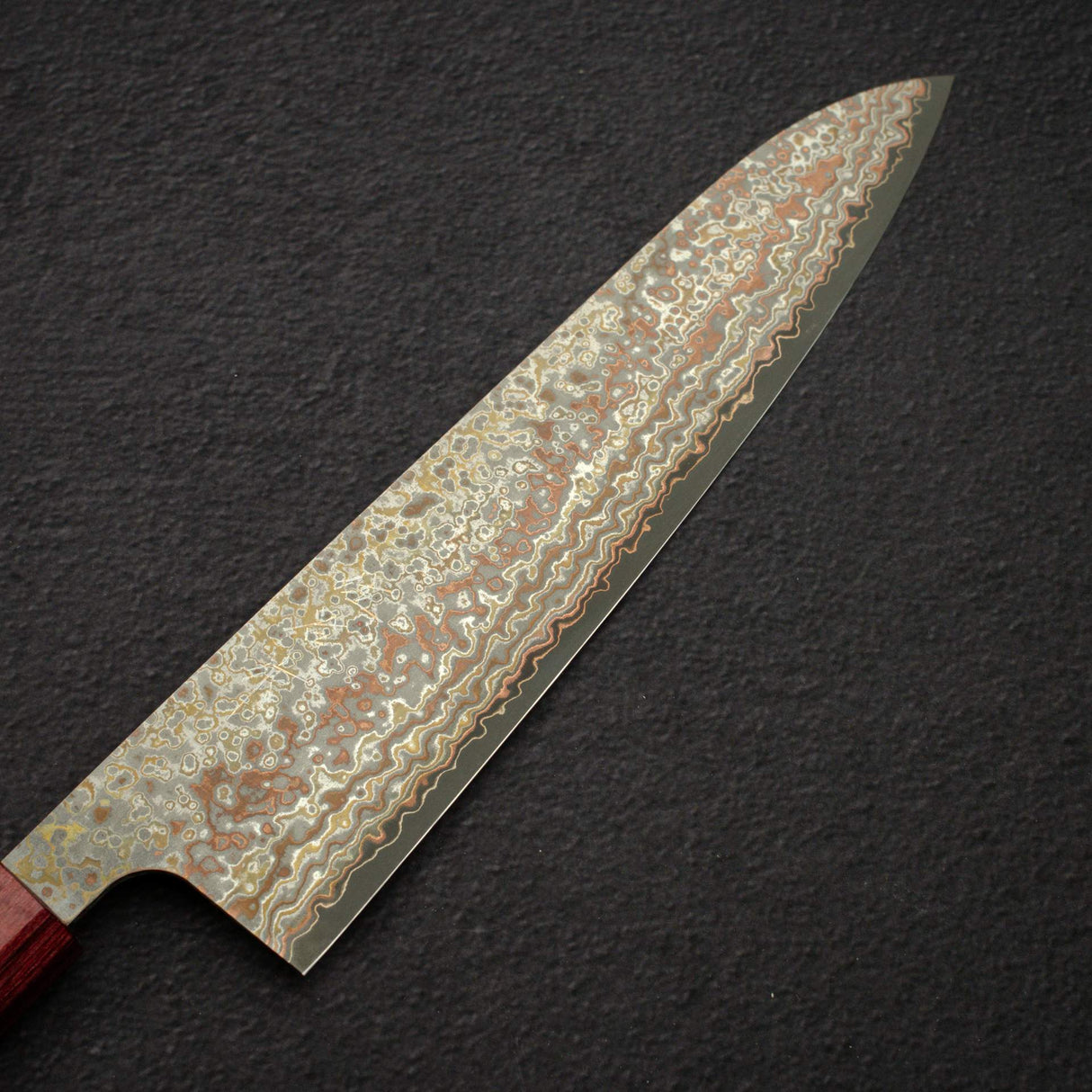 佐治武士 VG10 鋼 大馬士革彩虹蝕刻 牛刀 240mm