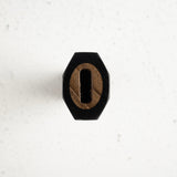 Ebony with Square Mosaic Pin Silm Octagonal WA Handle