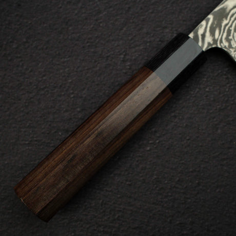 Takeshi Saji SG2 Black Damascus Gyuto 210mm Rosewood Handle