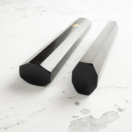 Ebony with Square Mosaic Pin Silm Octagonal WA Handle