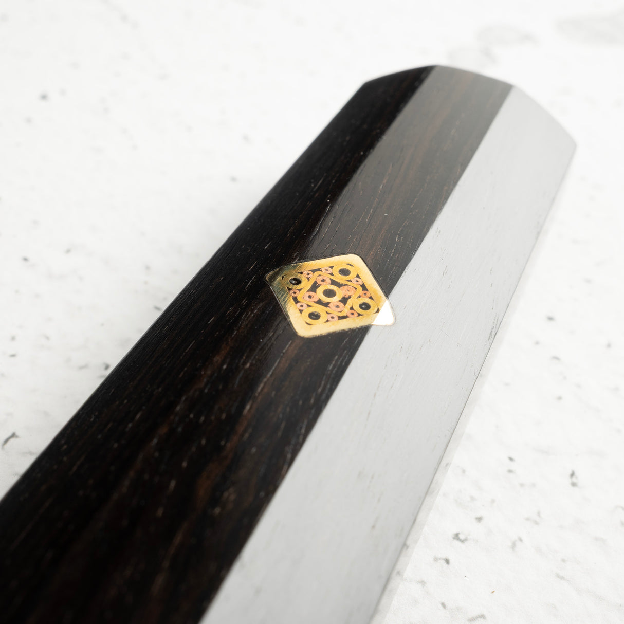 Ebony with Square Mosaic Pin Silm Octagonal WA Handle