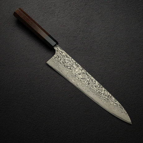 Takeshi Saji SG2 Black Damascus Gyuto 240mm Rosewood Handle