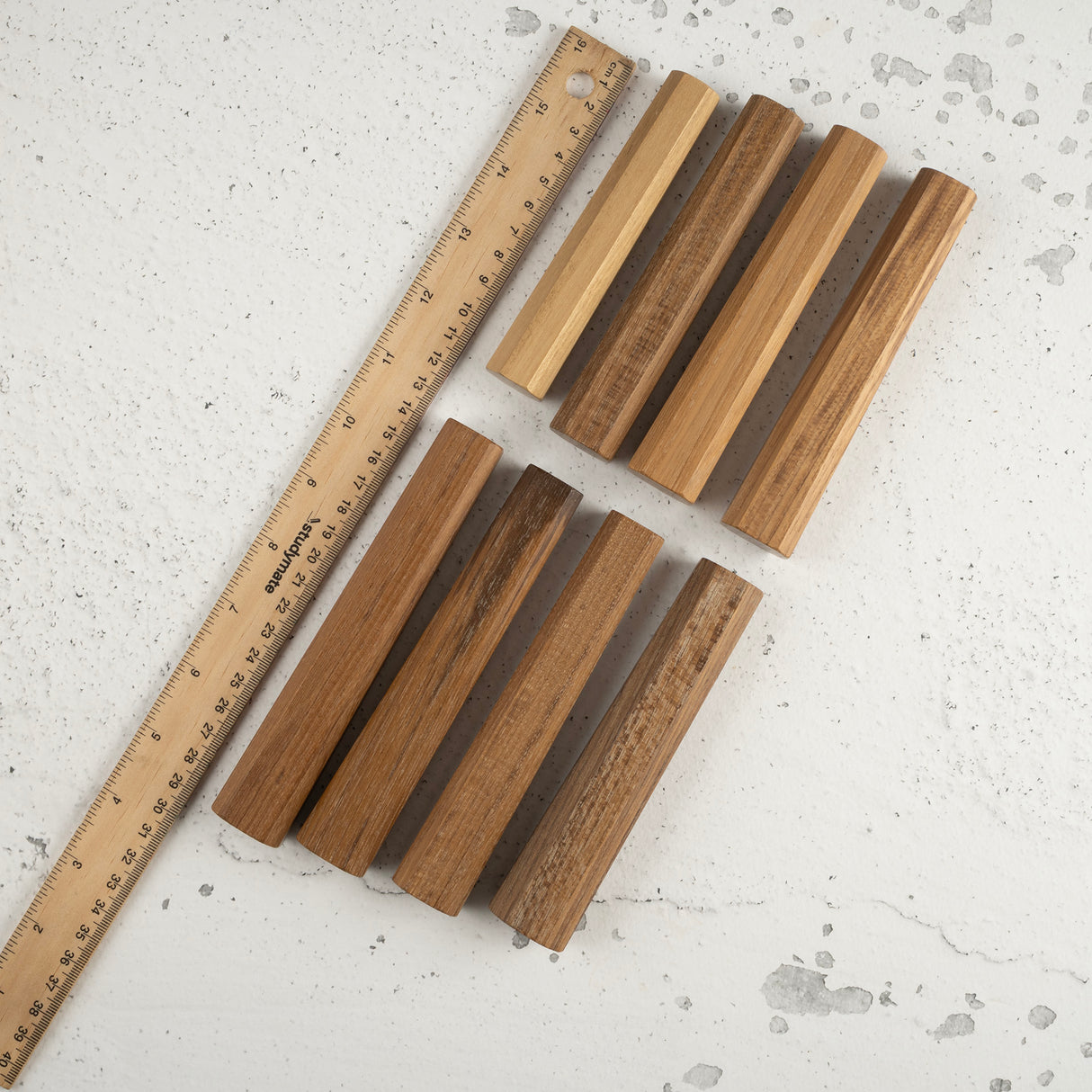 Teak Octagonal Mono WA Handle