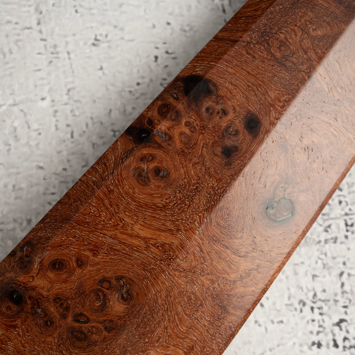 Exotic: Yoshikazu Ikeda Blue #1 Mizu-Honyaki K-tip Yanagiba 300mm with Blood Groove