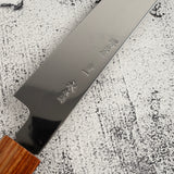 Exotic: Yoshikazu Ikeda Blue #1 Mizu-Honyaki K-tip Yanagiba 300mm with Blood Groove Pau Rosa Set