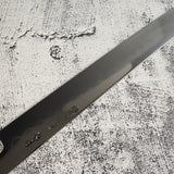 Exotic: Yoshikazu Ikeda Blue #1 Mizu-Honyaki K-tip Yanagiba 300mm with Blood Groove Pau Rosa Set