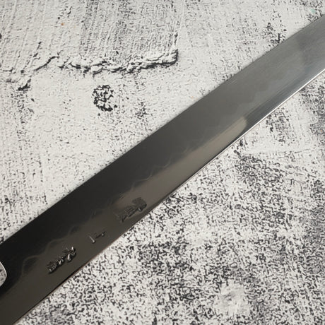 珍稀：池田義一 Blue #1 水本燒K型柳刃300mm 血槽 Pau Rosa套裝