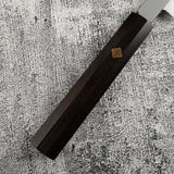 Exotic: Yoshikazu Ikeda Honyaki Mt. Fuji Hamon Sakimaru Takohiki 300mm Hand Sharpened Kasumi Finish