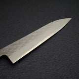 二唐 VG-10 大馬士革 鎚目 牛刀 210mm Black Chacate Handle