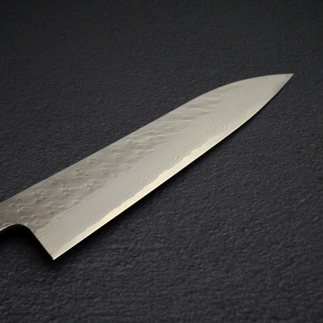 Nigara VG10 Damascus Tsuchime Gyuto 210mm Black Chacate Handle
