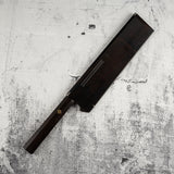 Exotic: Genkai Masakuni (玄海正國) White 2 Honyaki Usuba 240mm Ebony Set