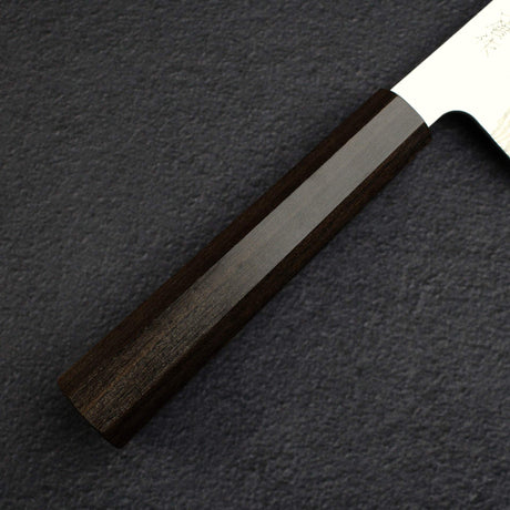 Nigara VG10 Damascus Tsuchime K-tip Gyuto 240mm Black Chacate Handle