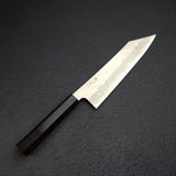 Nigara VG10 Damascus Tsuchime K-tip Gyuto 210mm Black Chacate Handle