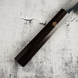 Exotic: Genkai Masakuni (玄海正國) White 2 Honyaki Usuba 240mm Ebony Set
