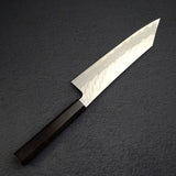 Nigara VG10 Damascus Tsuchime K-tip Gyuto 210mm Black Chacate Handle