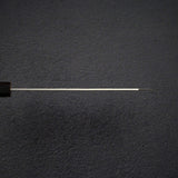 Nigara VG10 Damascus Tsuchime K-tip Gyuto 210mm Black Chacate Handle