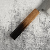 Matsubara Blue 2 Nakiri 165mm Nashiji Burnt Kashi