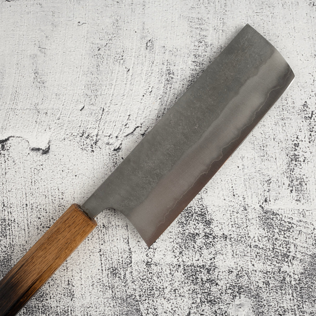 Matsubara Blue 2 Nakiri 165mm Nashiji Burnt Kashi