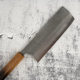 Matsubara Blue 2 Nakiri 165mm Nashiji Burnt Kashi