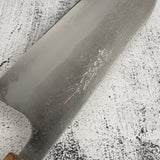 Matsubara Blue 2 Santoku 170mm Nashiji Burnt Kashi