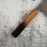 Matsubara Blue 2 K-tip Cleaver 180mm Nashiji Burnt Kashi