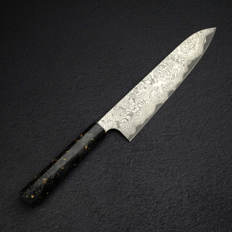 Hatsukokoro x Nigara VG XEOS Kurozome Damascus Gyuto 240mm  w/ Saya