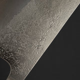 Matsubara Blue 2 K-tip Cleaver 180mm Nashiji Burnt Kashi