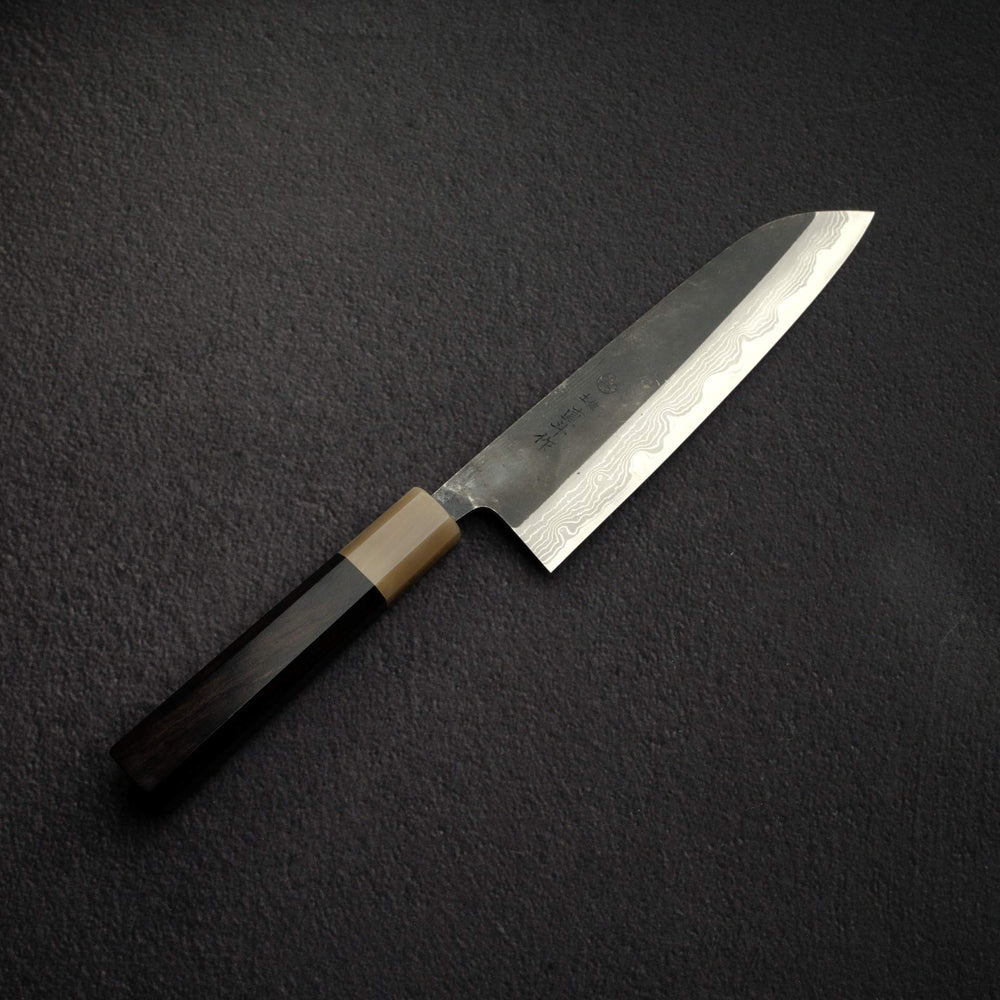 Naoto Blue 1 Damascus Kurouchi