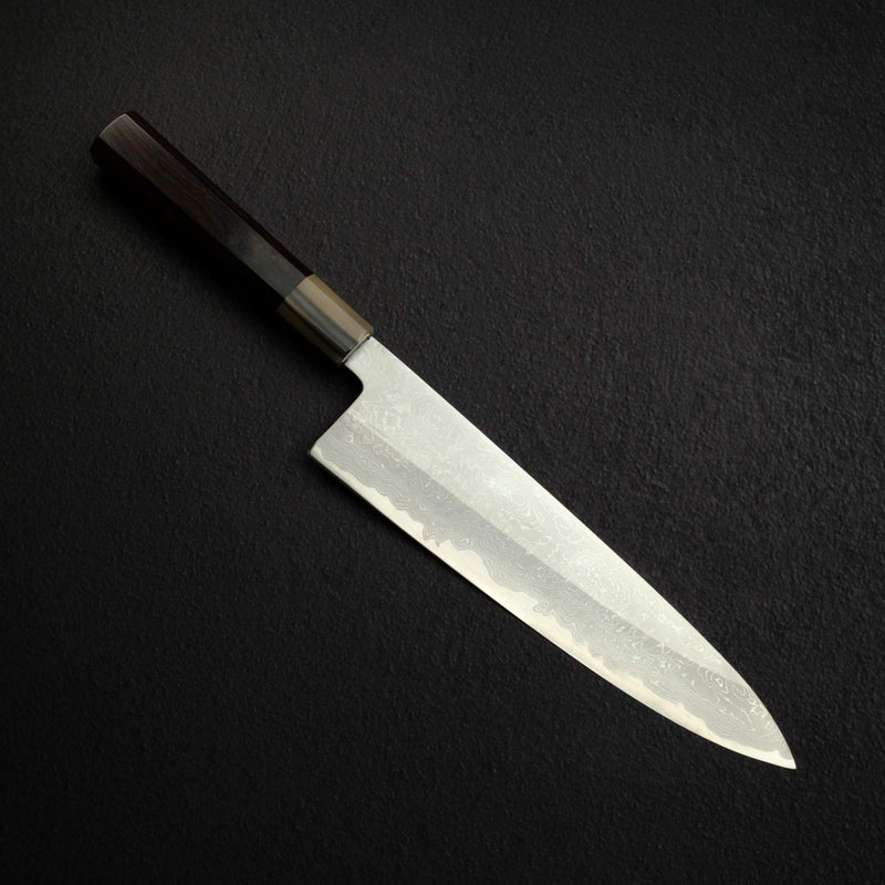 Yoshikazu Tanaka White 1 Damascus Gyuto 240mm