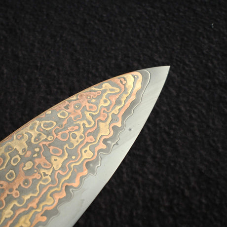 Hatsukokoro Hinotori V-Toku 2 Gyuto 240mm Rainbow Damascus Finish