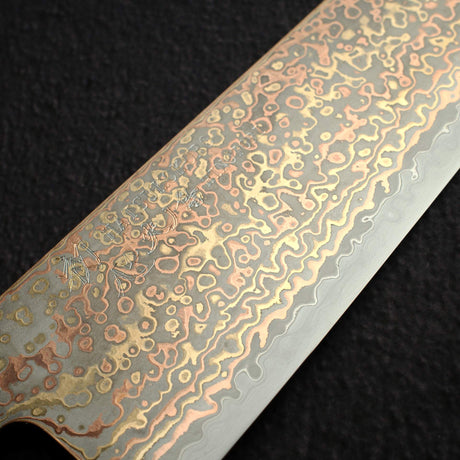 Hatsukokoro Hinotori V-Toku 2 Gyuto 240mm Rainbow Damascus Finish