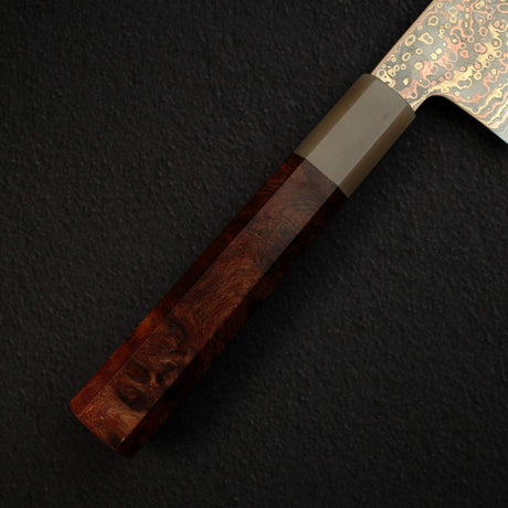 Hatsukokoro Hinotori V-Toku 2 Gyuto 240mm Rainbow Damascus Finish