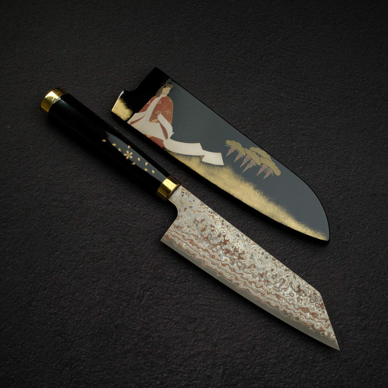 佐治武士 Maki-e 漆塗 VG-10W 文化刀 165mm