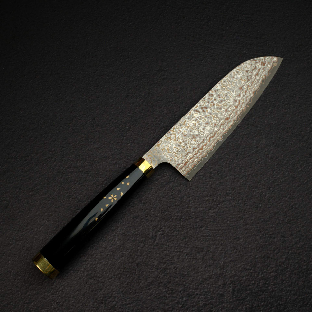 Takeshi Saji Maki-e Urushi VG10W Santoku 170mm