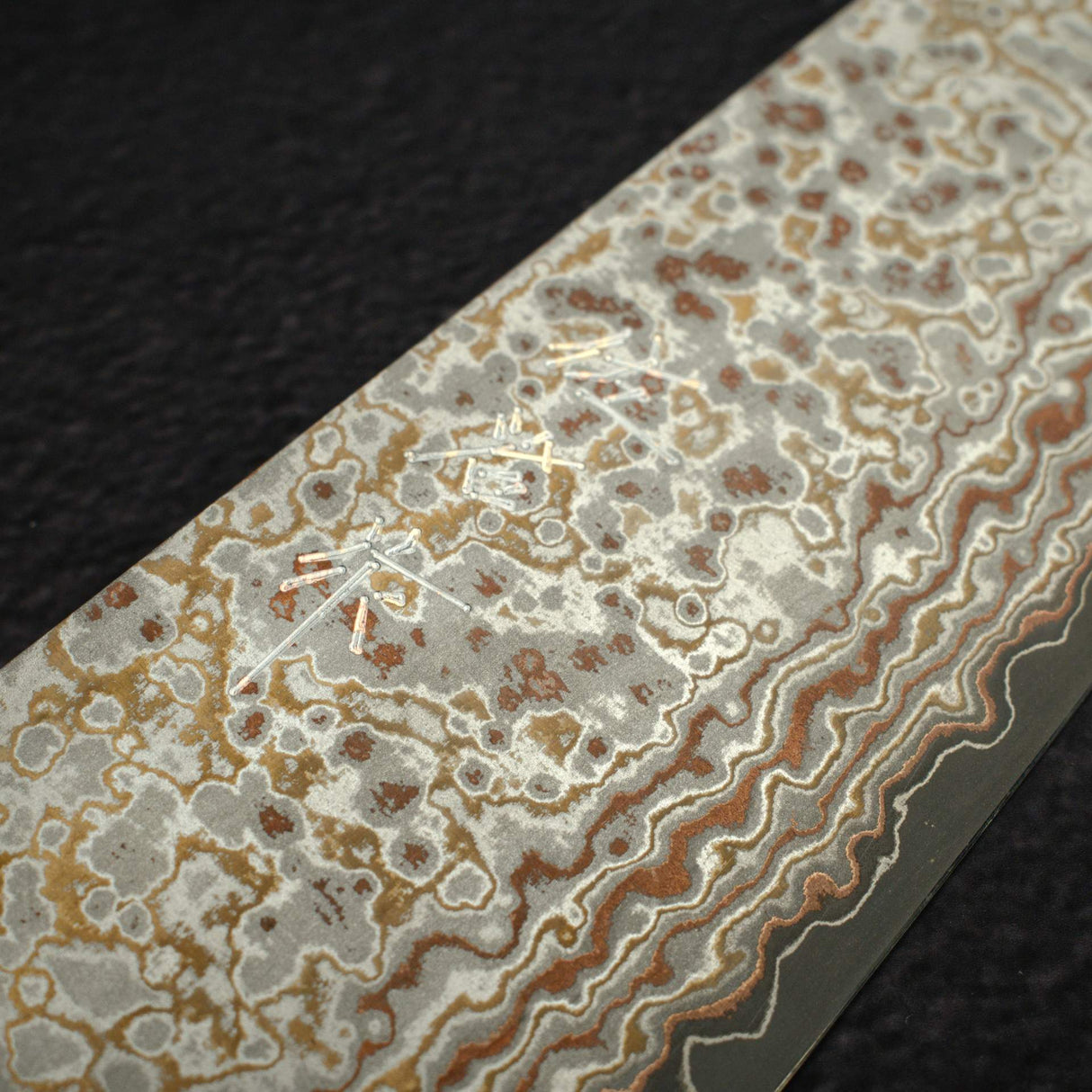 Takeshi Saji Maki-e Urushi VG10W Santoku 170mm