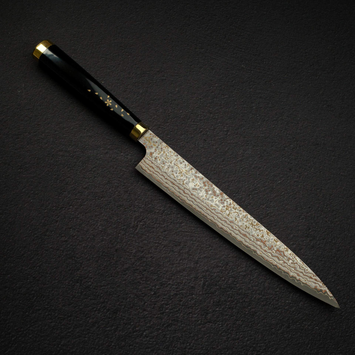 Takeshi Saji Maki-e Urushi VG10W Sujihiki 240mm